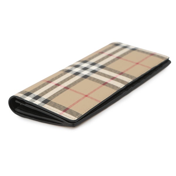 バーバリー 長財布 チェック PVC BURBERRY 財布 メンズ