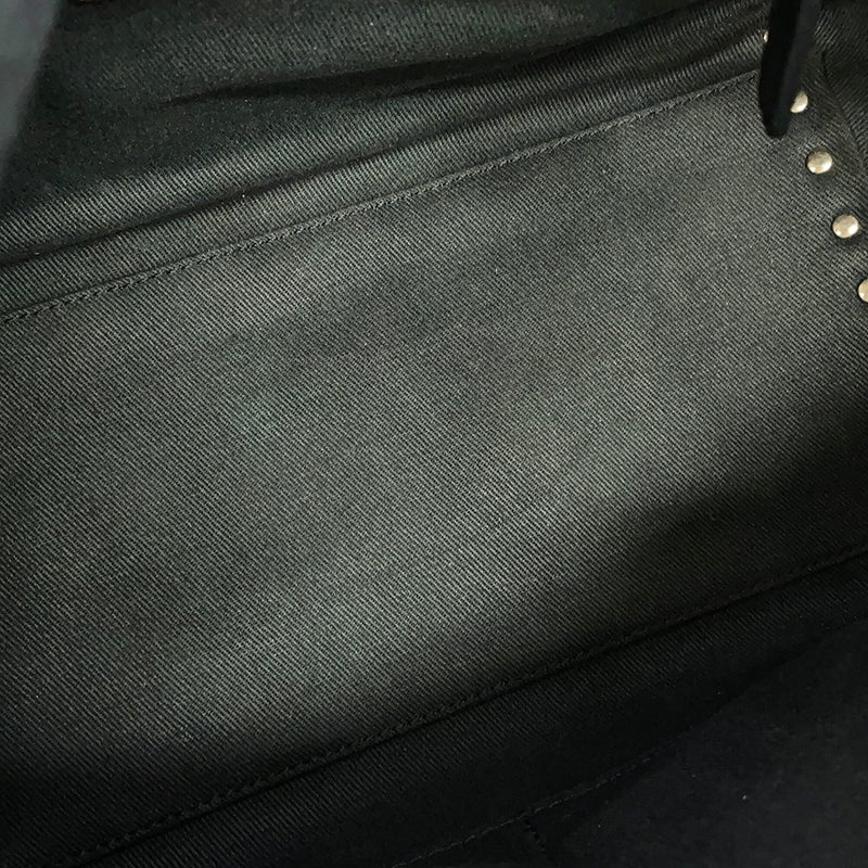 ヴァレンティノ・ガラヴァーニ ハンドバッグ ロックスタッズ レザー VALENTINO 2way 黒