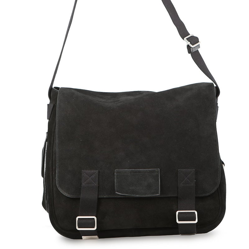 サンローランパリ ショルダーバッグ メッセンジャーバッグ スエード 685586 SAINT LAURENT PARIS 黒