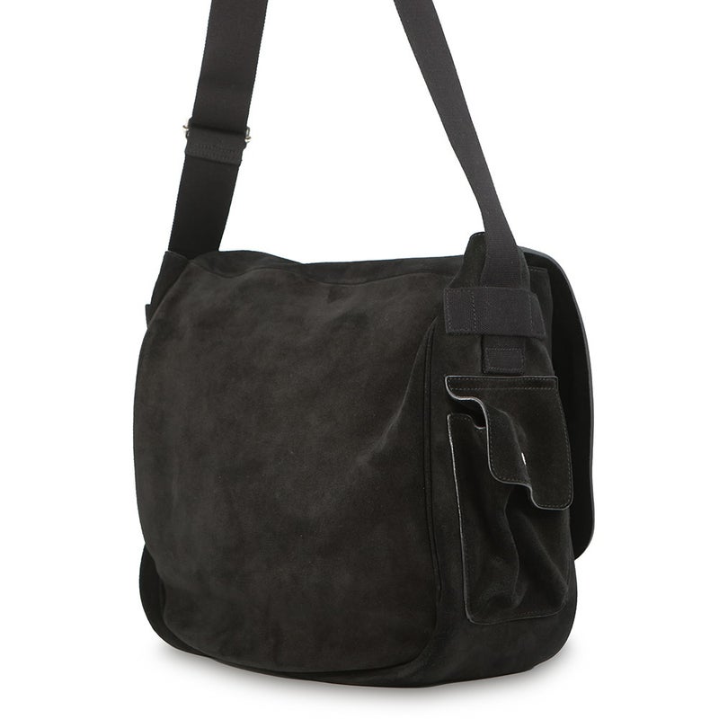 サンローランパリ ショルダーバッグ メッセンジャーバッグ スエード 685586 SAINT LAURENT PARIS 黒