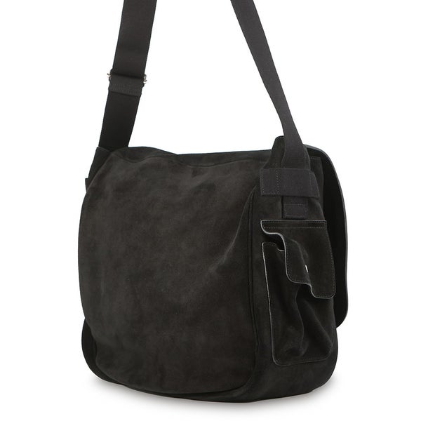 サンローランパリ ショルダーバッグ メッセンジャーバッグ スエード 685586 SAINT LAURENT PARIS 黒