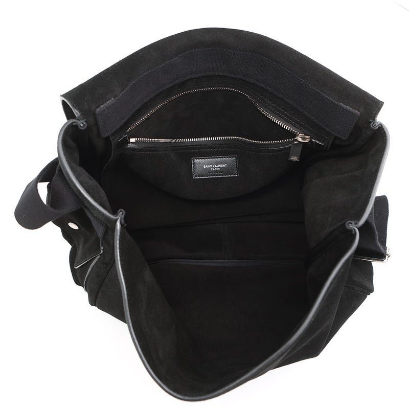 サンローランパリ ショルダーバッグ メッセンジャーバッグ スエード 685586 SAINT LAURENT PARIS 黒