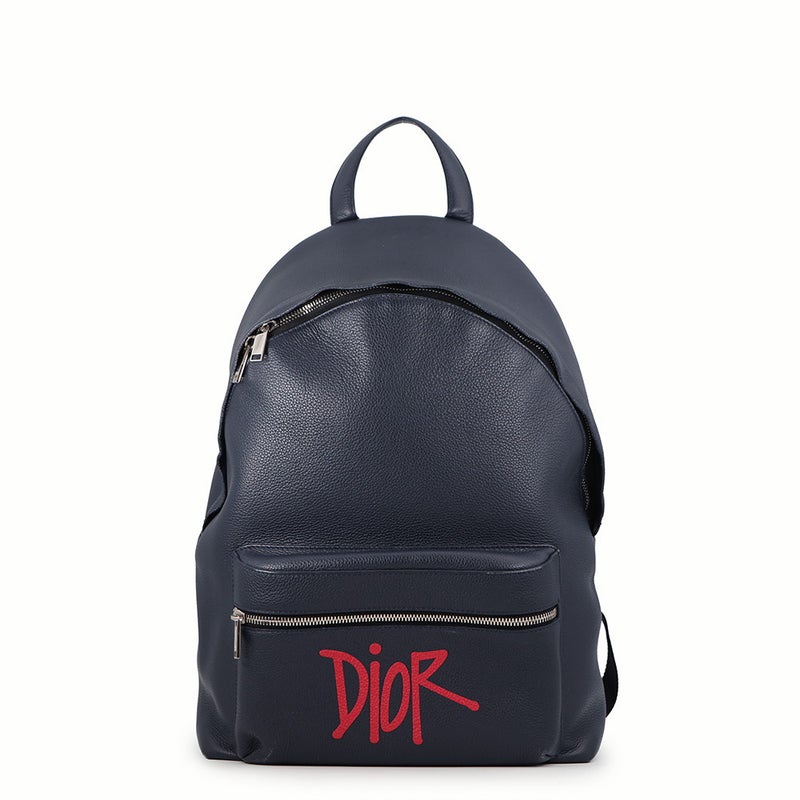クリスチャン・ディオール リュック ステューシーコラボ バックパック レザー Christian Dior セール品