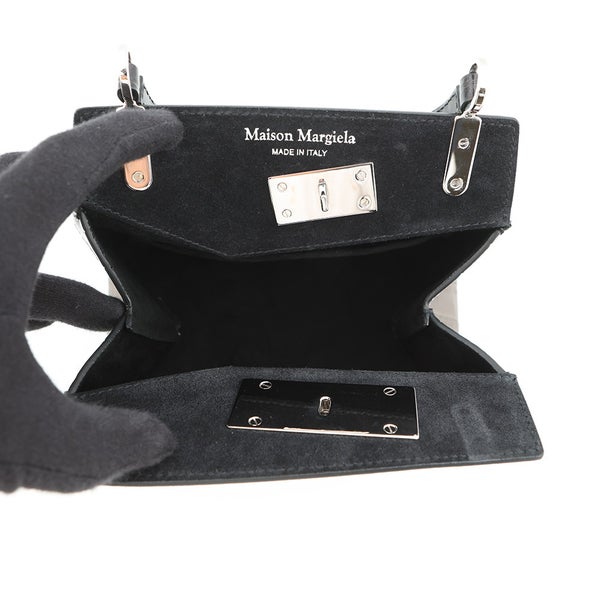 メゾンマルジェラ ハンドバッグ スナッチド スモール 型押しレザー S58WG0168 Maison Margiela 2way