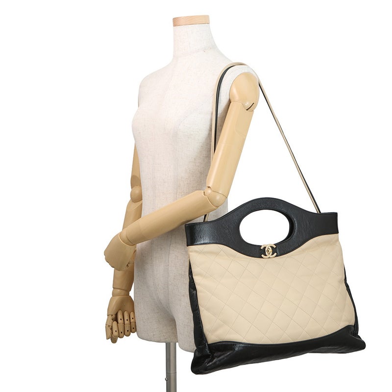 シャネル ハンドバッグ マトラッセ ココマーク 31 ラージ A57977 CHANEL 2wayショルダーバッグ 黒