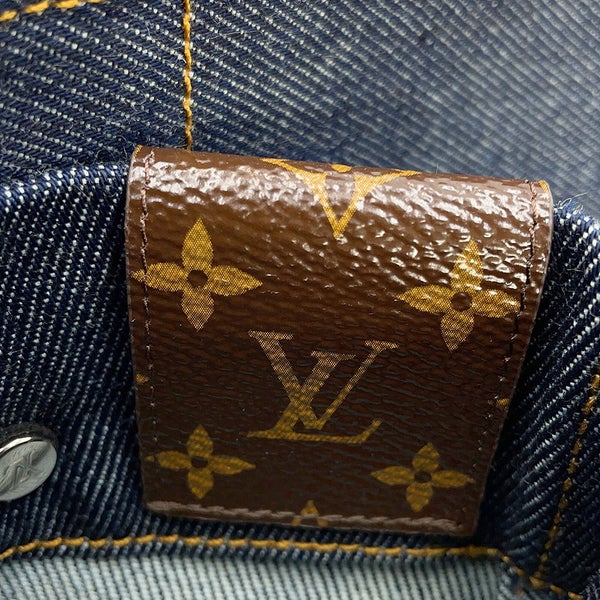 ルイヴィトン ジャケット アシンメトリック デニムジャケット レディースサイズ34 LOUIS VUITTON アウター