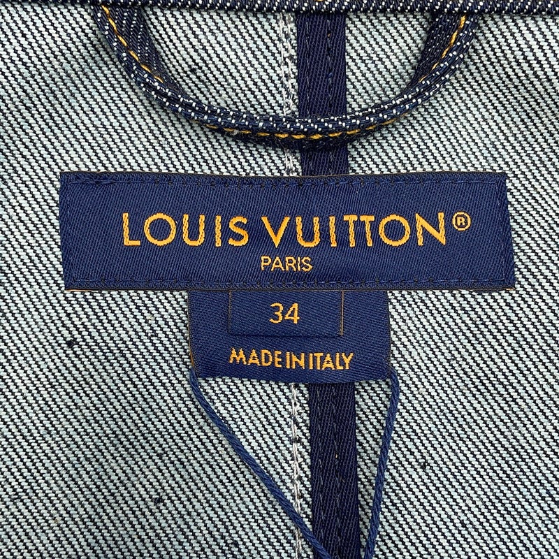 ルイヴィトン ジャケット アシンメトリック デニムジャケット レディースサイズ34 LOUIS VUITTON アウター