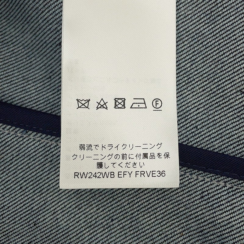 ルイヴィトン ジャケット アシンメトリック デニムジャケット レディースサイズ34 LOUIS VUITTON アウター
