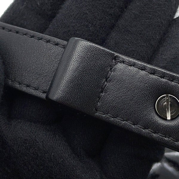 シャネル チェーンショルダーバッグ ボーイシャネル25 マトラッセ ココマーク パテント A67086CHANEL バッグ 黒