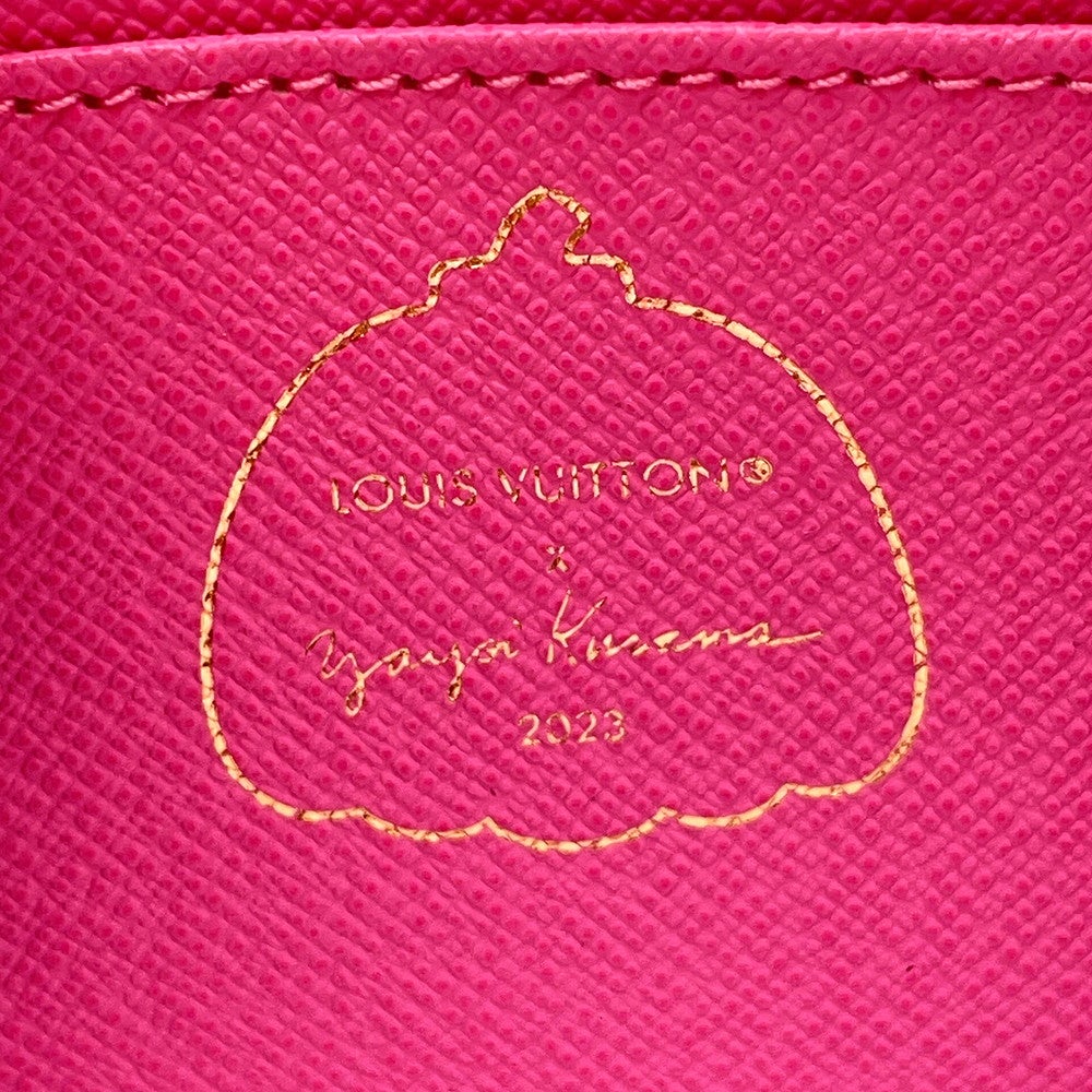 ルイヴィトン 長財布 モノグラム・パンプキン LV×YK ポルトフォイユ