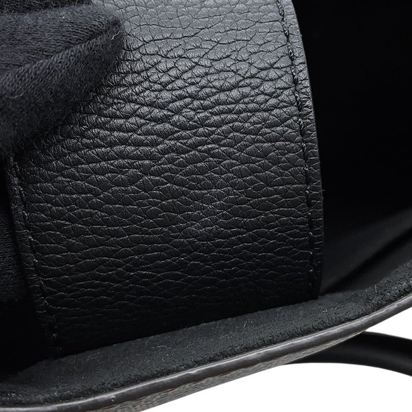 ルイヴィトン ハンドバッグ ダミエ・エベヌ LVリバーサイド N40050 LOUIS VUITTON ヴィトン 2wayショルダーバッグ チャーム付き