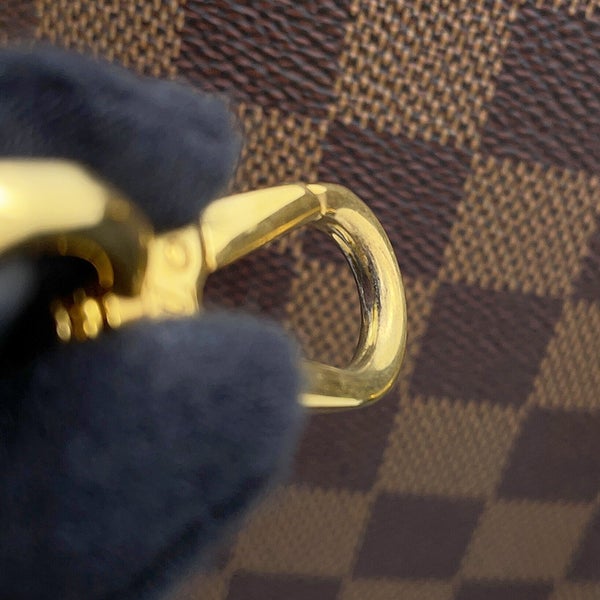 ルイヴィトン ハンドバッグ ダミエ・エベヌ LVリバーサイド N40050 LOUIS VUITTON ヴィトン 2wayショルダーバッグ チャーム付き