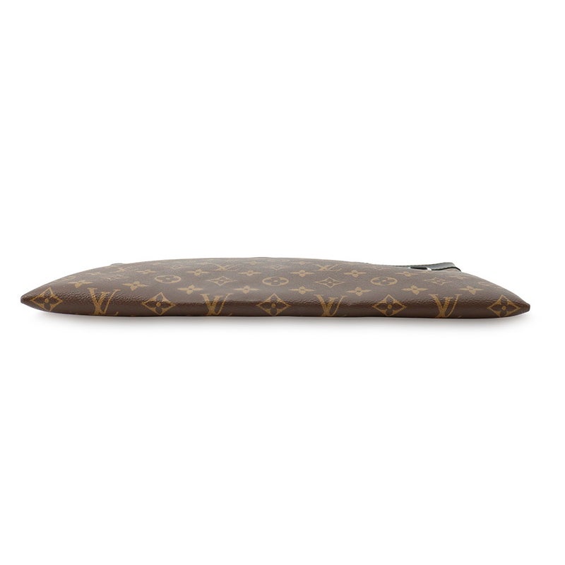 ルイヴィトン クラッチバッグ モノグラム・マカサー ポシェット・ディスカバリー M69411 LOUIS VUITTON ヴィトン ブラック 黒
