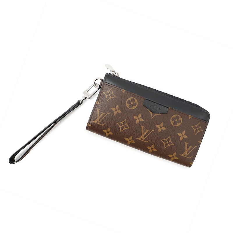 ルイヴィトン 長財布 モノグラム・マカサー ジッピー・ドラゴンヌ M69407 LOUIS VUITTON ヴィトン 財布 メンズ 黒 ブラック