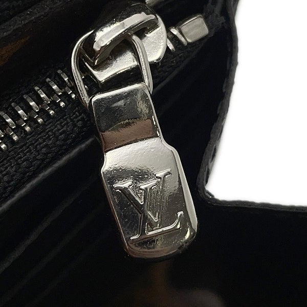 ルイヴィトン 長財布 モノグラム・マカサー ジッピー・ドラゴンヌ M69407 LOUIS VUITTON ヴィトン 財布 メンズ 黒 ブラック