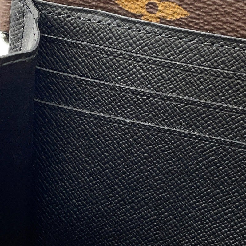 ルイヴィトン 長財布 モノグラム・マカサー ジッピー・ドラゴンヌ M69407 LOUIS VUITTON ヴィトン 財布 メンズ 黒 ブラック