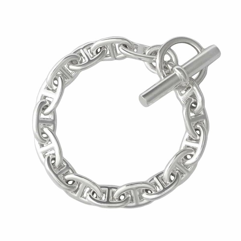 エルメス ブレスレット シェーヌダンクルMM 16コマ SV925シルバー HERMES ジュエリー