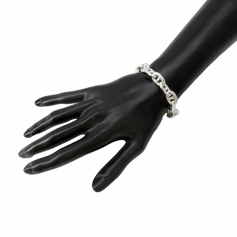 エルメス ブレスレット シェーヌダンクルMM 16コマ SV925シルバー HERMES ジュエリー