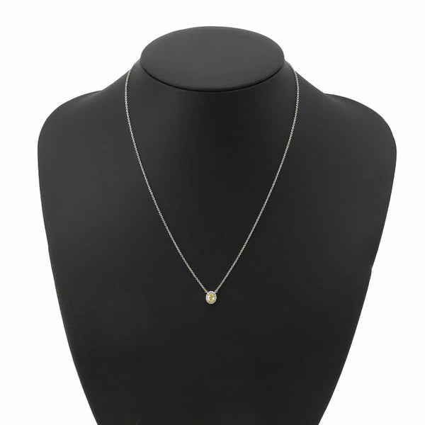 ティファニー ネックレス ソレスト イエローダイヤ ダイヤモンド 0.22ct Pt950 44131336 Tiffany&Co. 鑑定書付き ペンダント