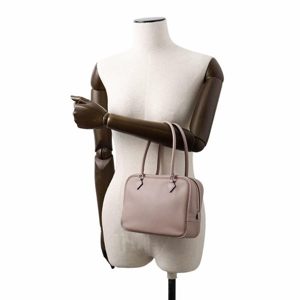 エルメス ハンドバッグ プリュム ミニ  グリシン/シルバー金具 スイフト X刻印