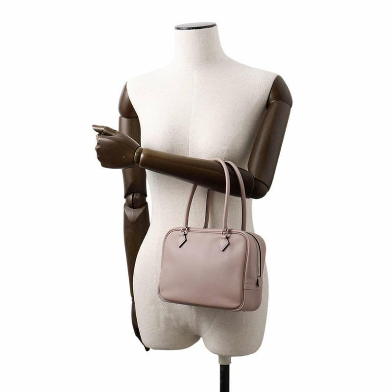 エルメス ハンドバッグ プリュム ミニ  グリシン/シルバー金具 スイフト X刻印