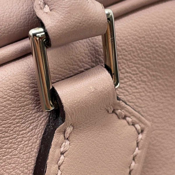 エルメス ハンドバッグ プリュム ミニ  グリシン/シルバー金具 スイフト X刻印