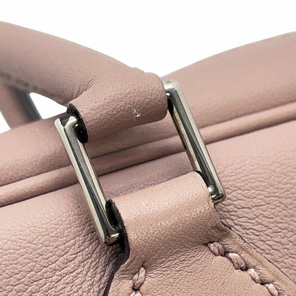 エルメス ハンドバッグ プリュム ミニ  グリシン/シルバー金具 スイフト X刻印