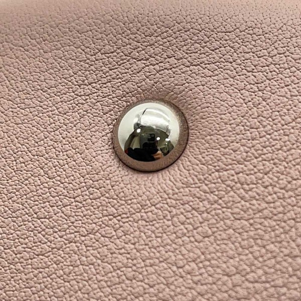 エルメス ハンドバッグ プリュム ミニ  グリシン/シルバー金具 スイフト X刻印