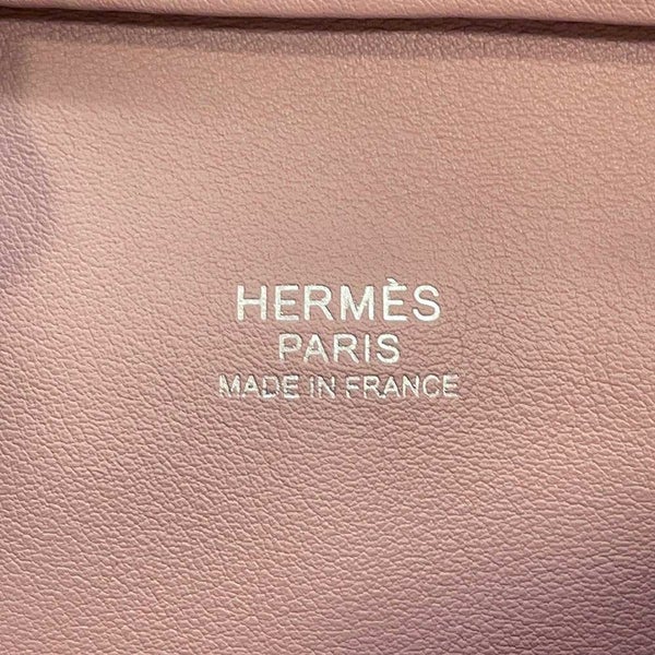 エルメス ハンドバッグ プリュム ミニ  グリシン/シルバー金具 スイフト X刻印