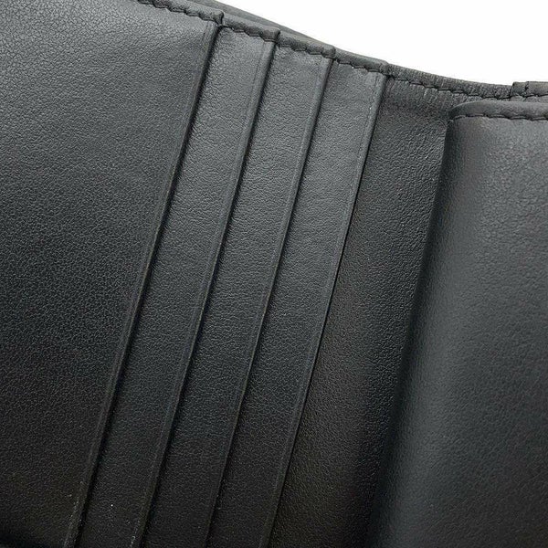 シャネル 二つ折り財布 マトラッセ ココマーク キャビアスキン AP3055 CHANEL 財布 黒