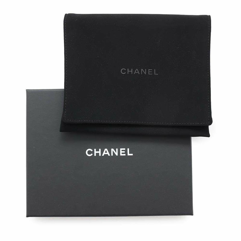 シャネル 二つ折り財布 マトラッセ ココマーク キャビアスキン AP3055 CHANEL 財布 黒