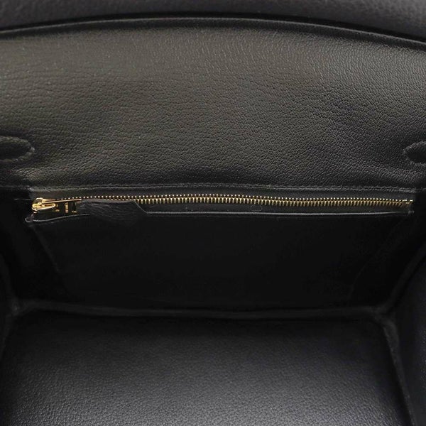 エルメス バーキン25 ブラック/ゴールド金具 トゴ W刻印 HERMES Birkin ハンドバッグ 黒