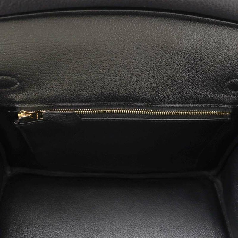 エルメス バーキン25 ブラック/ゴールド金具 トゴ W刻印 HERMES Birkin ハンドバッグ 黒