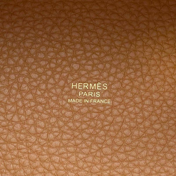 エルメス ハンドバッグ ピコタンロックMM ゴールド/ゴールド金具 トリヨンクレマンス W刻印