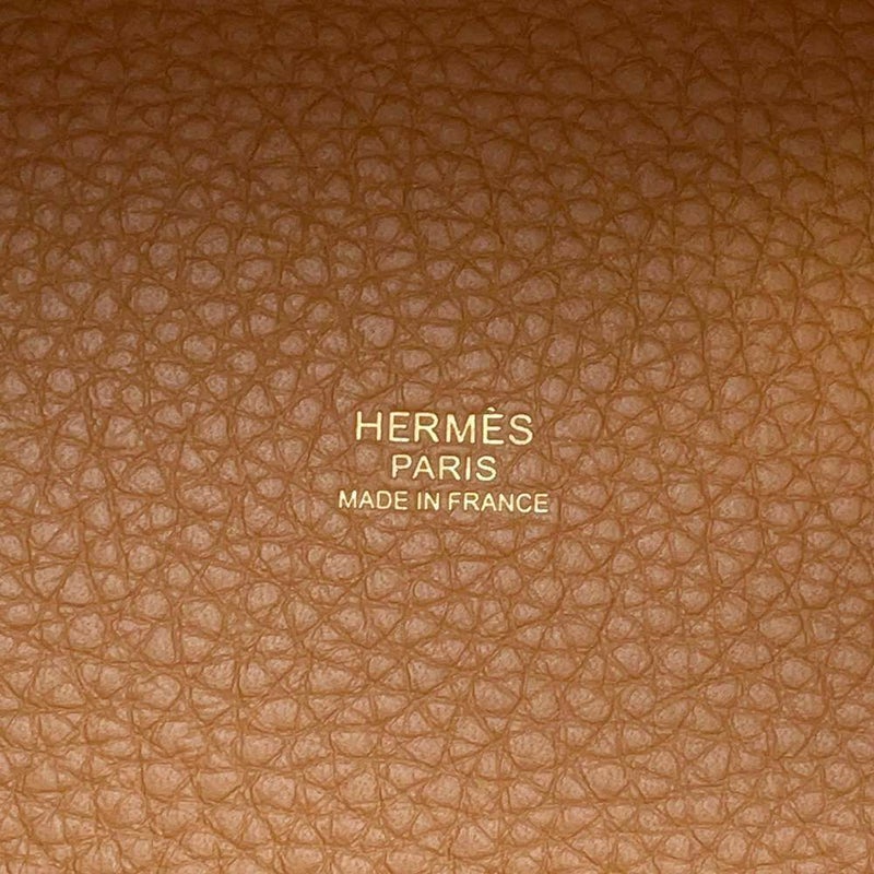 エルメス ハンドバッグ ピコタンロックMM ゴールド/ゴールド金具 トリヨンクレマンス W刻印