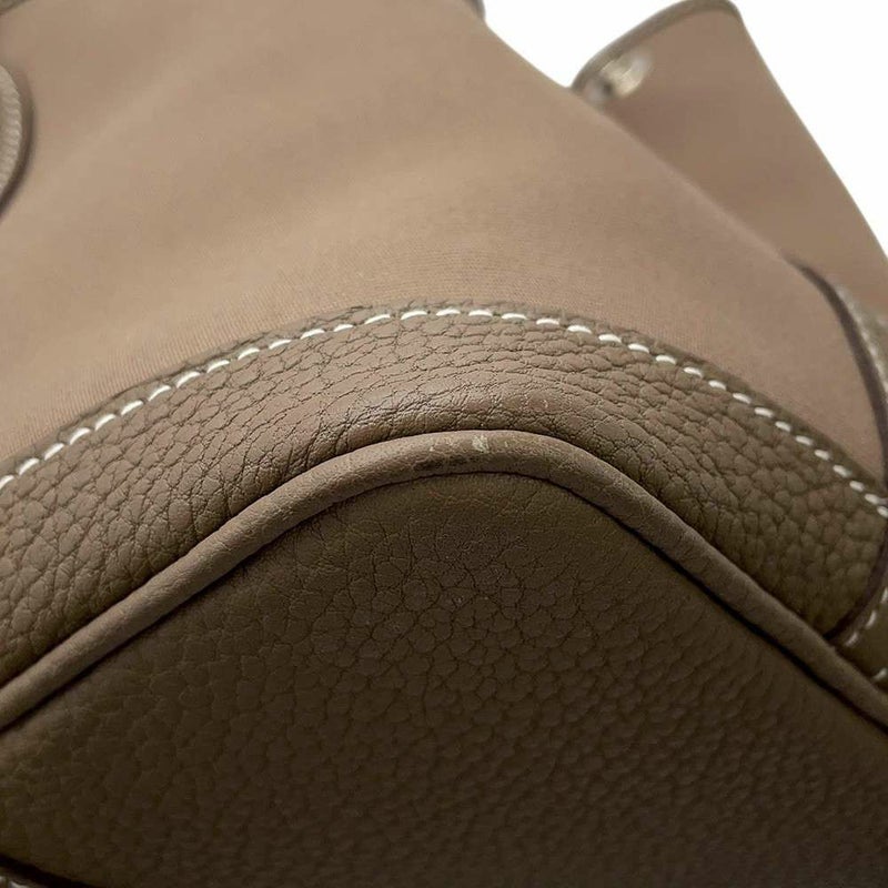 エルメス トートバッグ ガーデンパーティTPM エトゥープ/シルバー金具 トワルオフィシエ / ネゴンダ A刻印