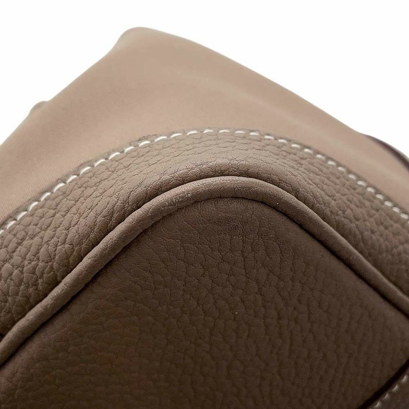 エルメス トートバッグ ガーデンパーティTPM エトゥープ/シルバー金具 トワルオフィシエ / ネゴンダ A刻印