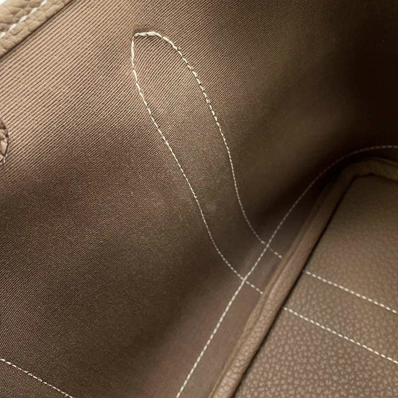 エルメス トートバッグ ガーデンパーティTPM エトゥープ/シルバー金具 トワルオフィシエ / ネゴンダ A刻印