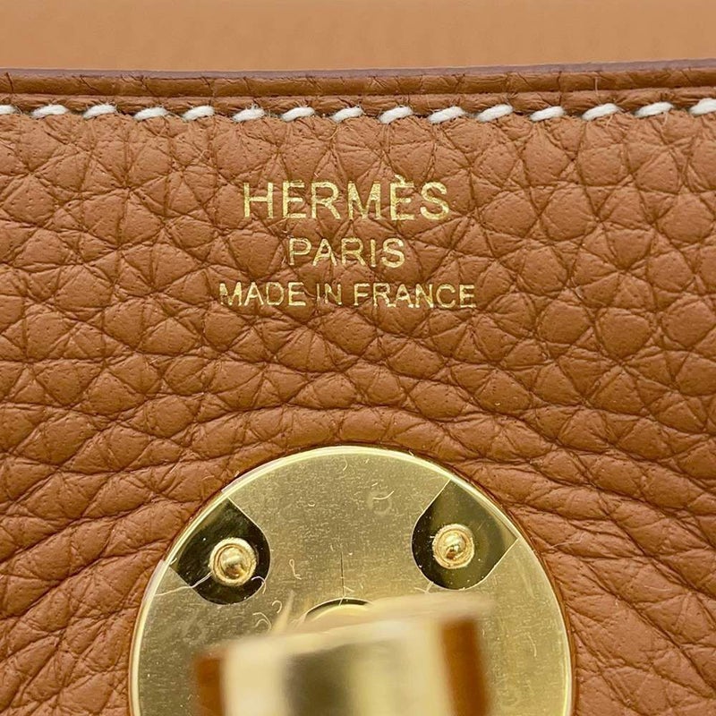 エルメス ハンドバッグ リンディ26 ゴールド/ゴールド金具 トリヨンクレマンス K刻印 2wayショルダー