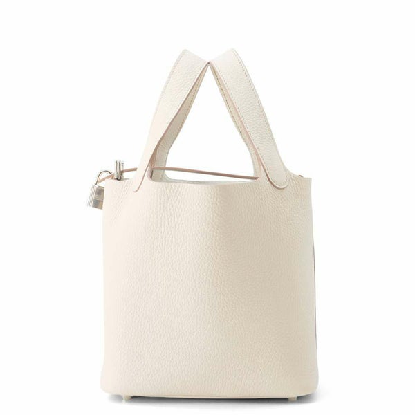 エルメス ハンドバッグ ピコタンロックPM べトン/シルバー金具 トリヨンクレマンス W刻印