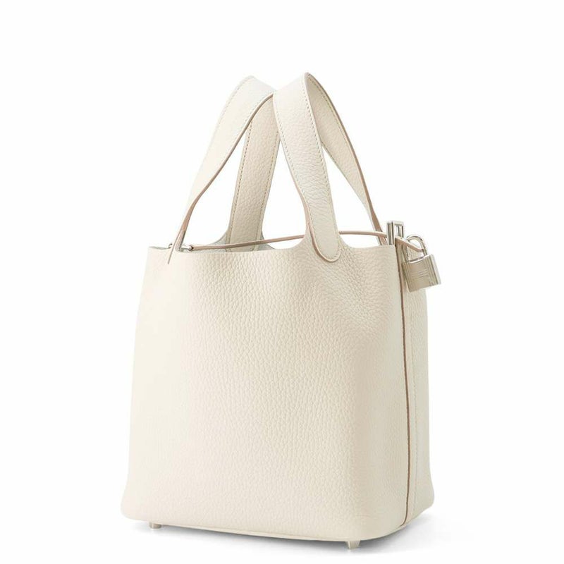 エルメス ハンドバッグ ピコタンロックPM べトン/シルバー金具 トリヨンクレマンス W刻印