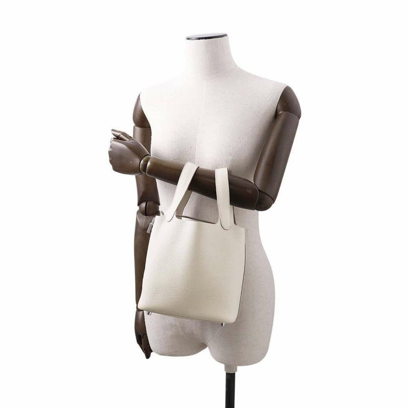エルメス ハンドバッグ ピコタンロックPM べトン/シルバー金具 トリヨンクレマンス W刻印