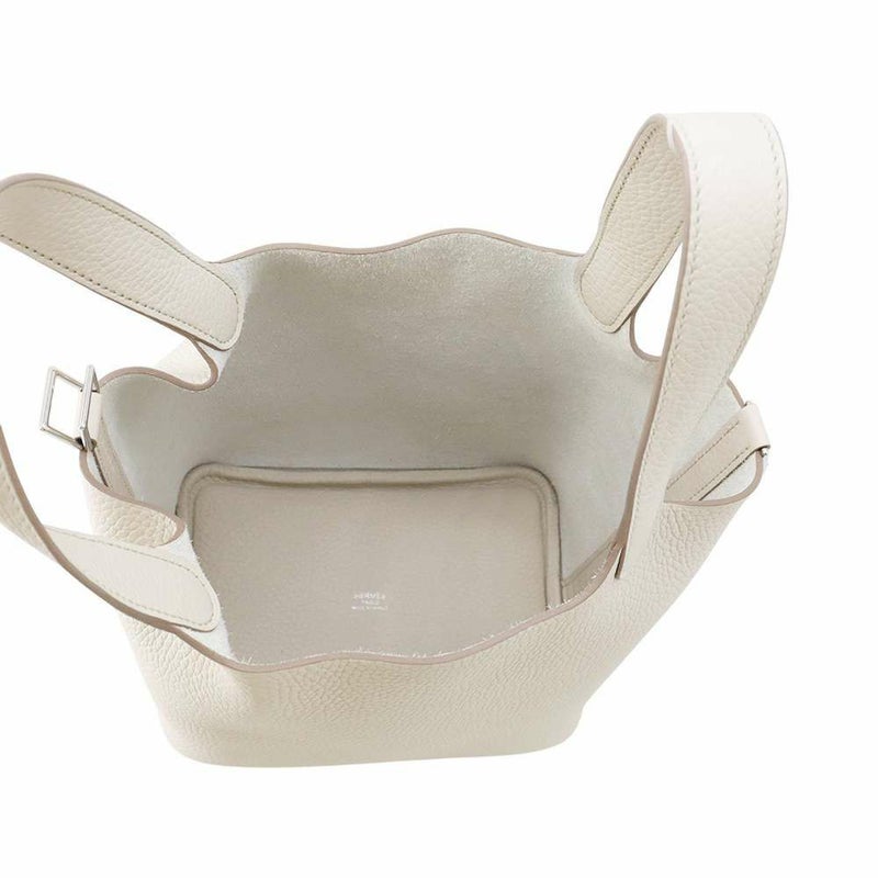 エルメス ハンドバッグ ピコタンロックPM べトン/シルバー金具 トリヨンクレマンス W刻印