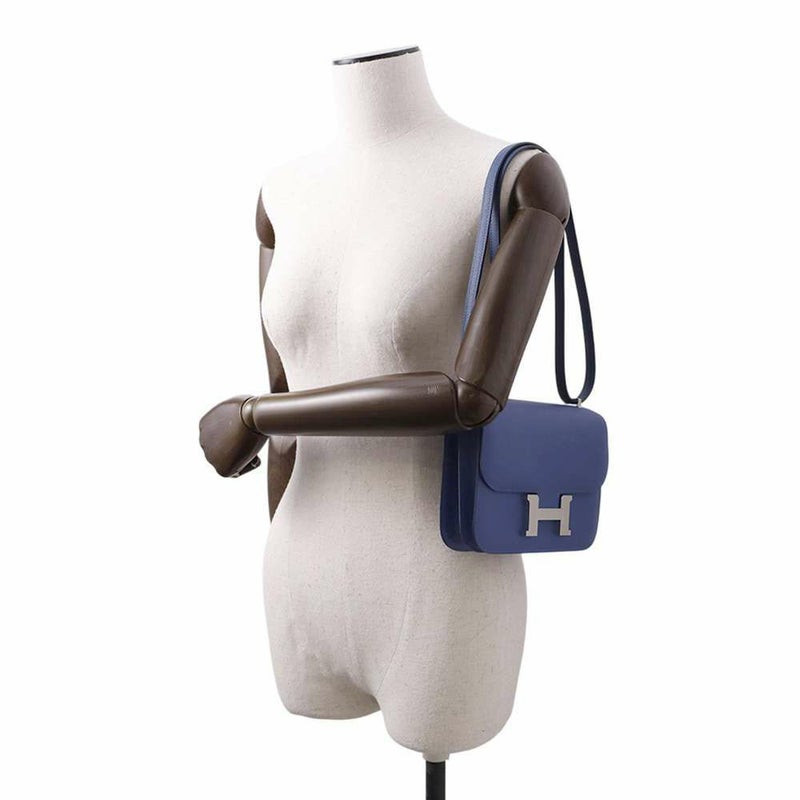 エルメス ミニ コンスタンス3 ミロワール ブルータイ/シルバー金具 エプソン W刻印