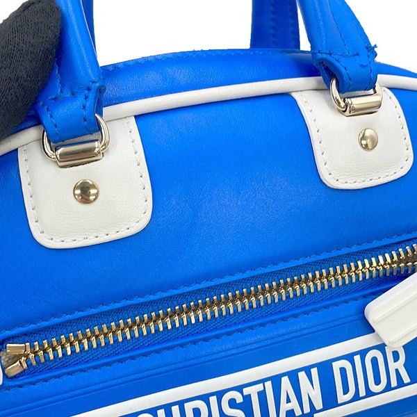 ディオール ハンドバッグ ヴァイブ VIBE マイクロ ボーリングバッグ レザー Christian Dior 2way