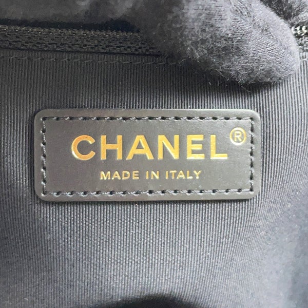 シャネル チェーントートバッグ マトラッセ ココマーク ラージ ショッピング キャビアスキン A91046 CHANEL 黒