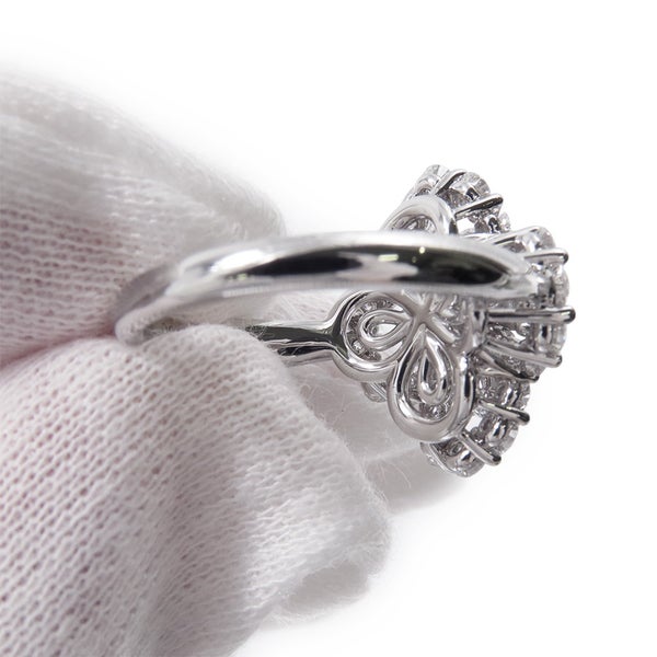 ハリーウィンストン リング ミニループ・フルモチーフ・リング ダイヤ 33P 計約1.08ct Pt950 サイズ約5号 FRDPRP1ML4C 指輪