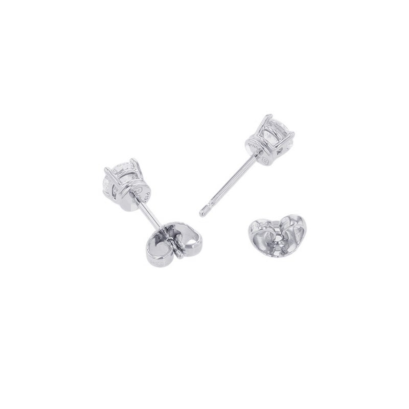 ハリーウィンストン ピアス ラウンドカット・イヤスタッズ ダイヤモンド 0.43ct/0.42ct Pt950 ESDPRD010SI GIA鑑定書付き