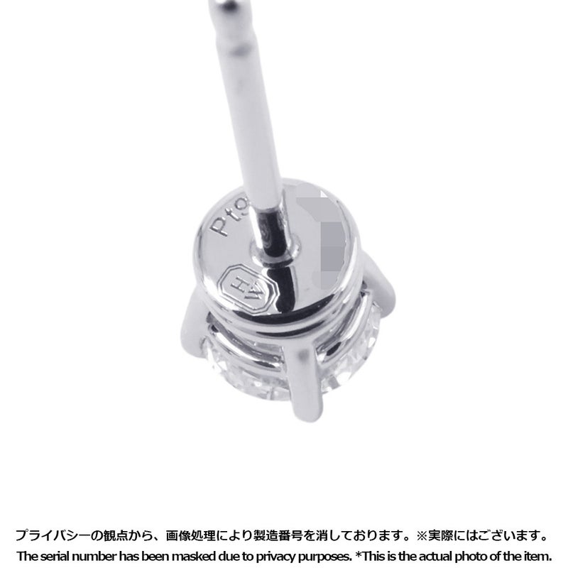 ハリーウィンストン ピアス ラウンドカット・イヤスタッズ ダイヤモンド 0.43ct/0.42ct Pt950 ESDPRD010SI GIA鑑定書付き