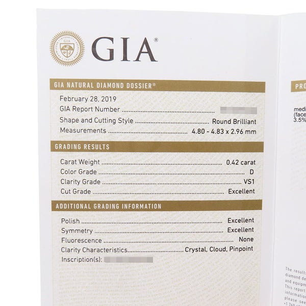 ハリーウィンストン ピアス ラウンドカット・イヤスタッズ ダイヤモンド 0.43ct/0.42ct Pt950 ESDPRD010SI GIA鑑定書付き